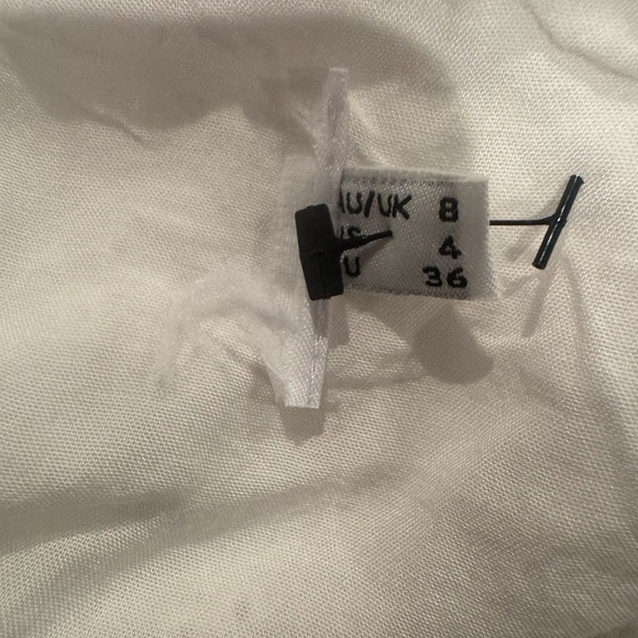 Princess Polly Cream Sleeveless Ruched Crop Top - Picture 4 of 4